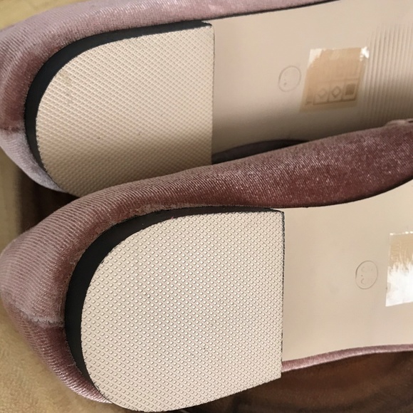 NWOB Callisto of California Pink Velvet Loafers - Picture 3 of 7